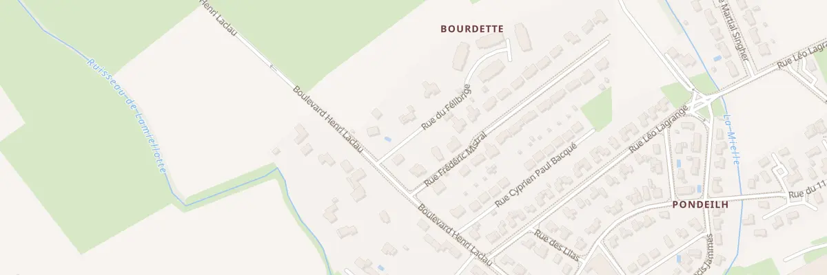 Plan du 5 Rue du Felibrige à Oloron-Sainte-Marie