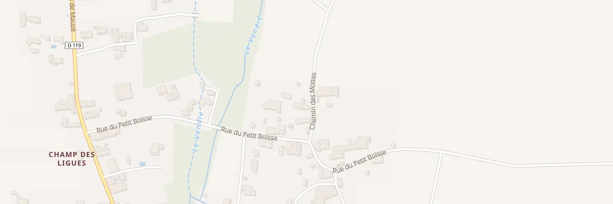 Plan du 3 Che des Mottes à Marsais