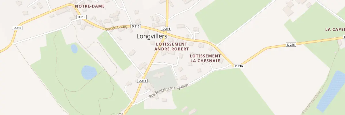 Plan du 5092 Le Bourg à Longvillers