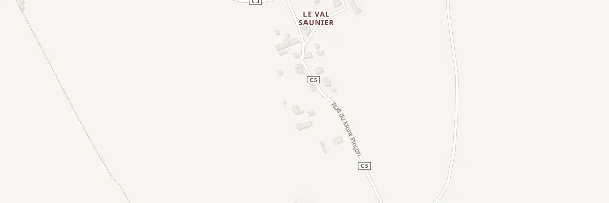 Plan du 6 Le Val-Saunier à Saint-Paul