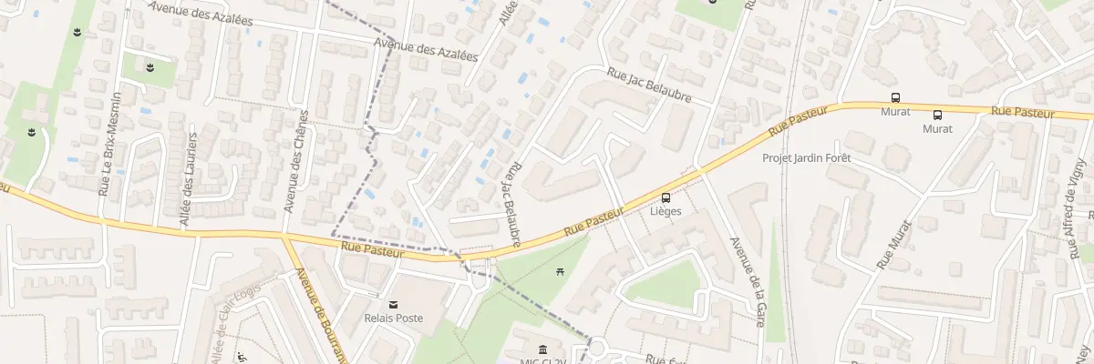 Plan du 415 Rue Pasteur à Bordeaux