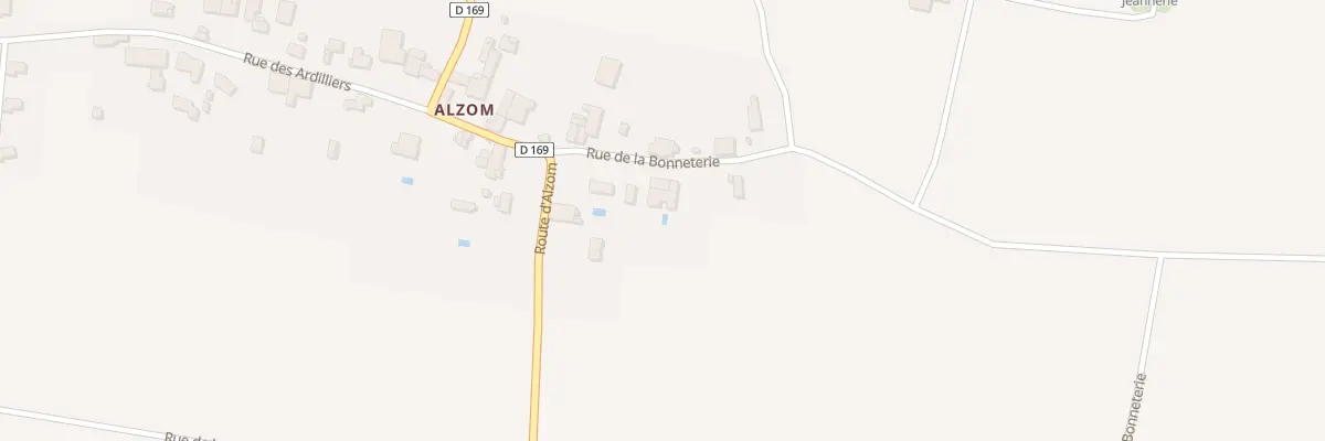 Plan du 6 Rue de la Bonneterie au Bourdet