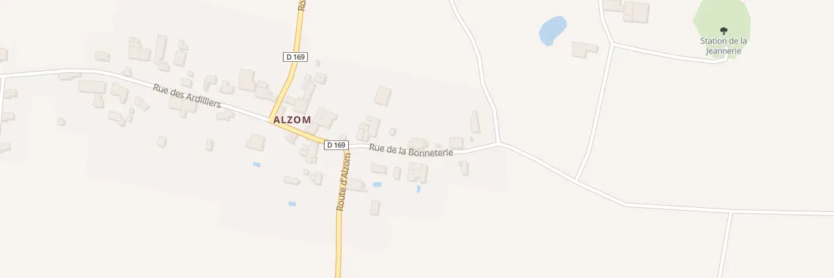 Plan du 9 Rue de la Bonneterie au Bourdet