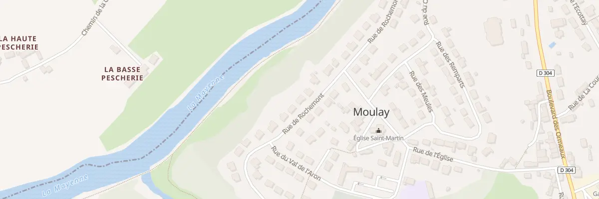 Plan du 7 Rue de Rochemont à Moulay