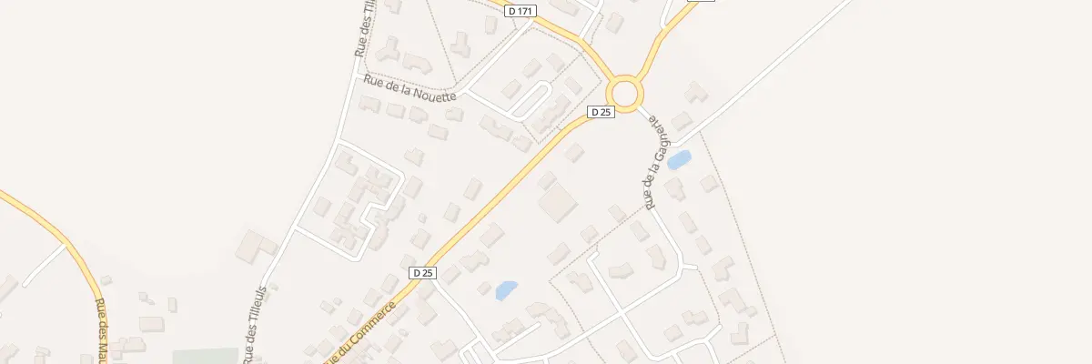 Plan du 1 Rue du Commerce à La Plaine