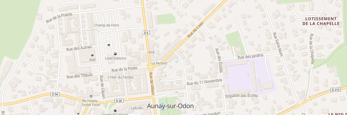 Plan du 14 Rue de Caen - Aunay sur Odon aux Monts d’Aunay