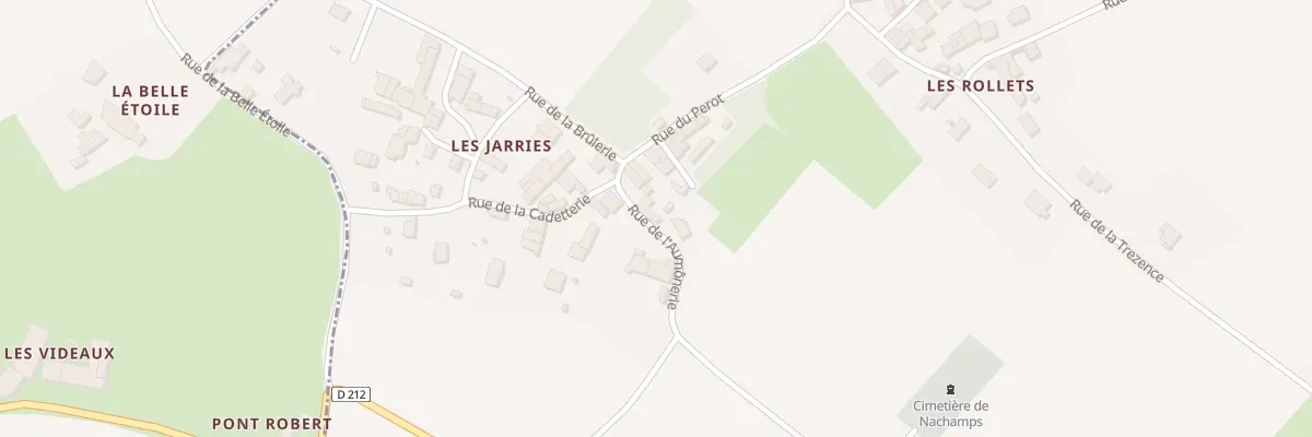 Plan du 7 Rue de l’Aumonerie à Nachamps