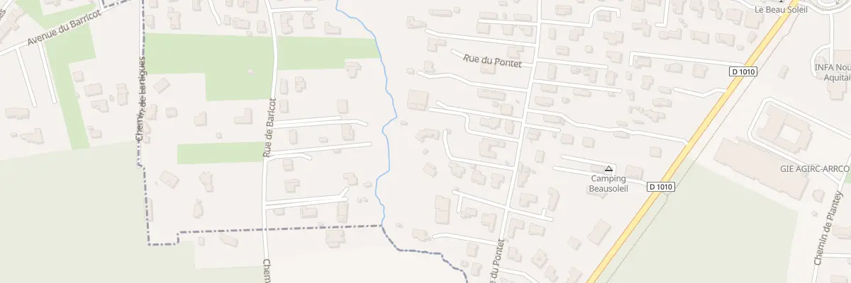 Plan du 43 Rue du Pontet à Gradignan