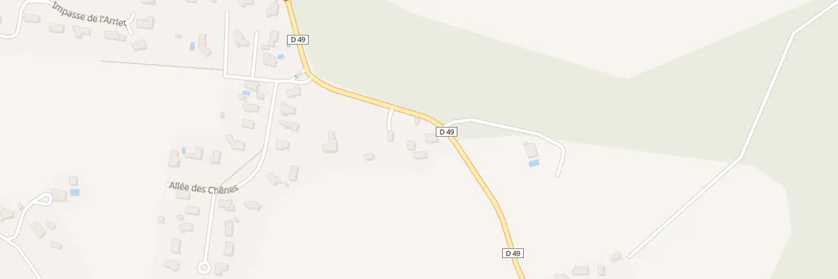 Plan du 860 Rte du Rond à Geloux