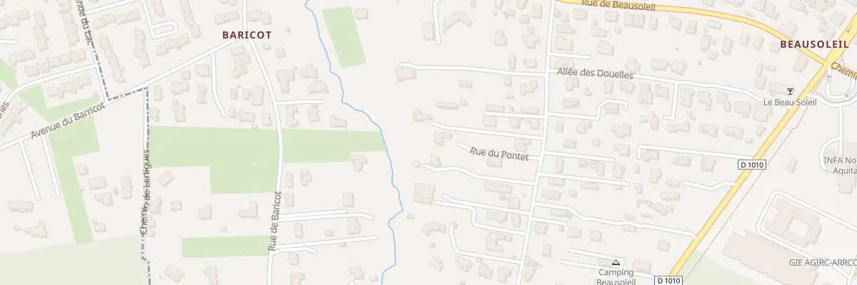 Plan du 29 Rue du Pontet à Gradignan