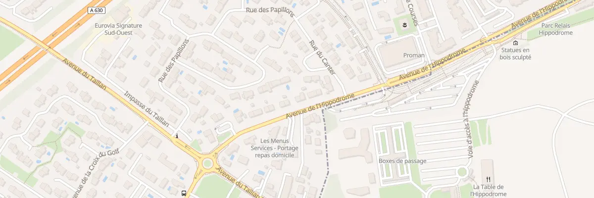 Plan du 85 Av de l’Hippodrome à Eysines