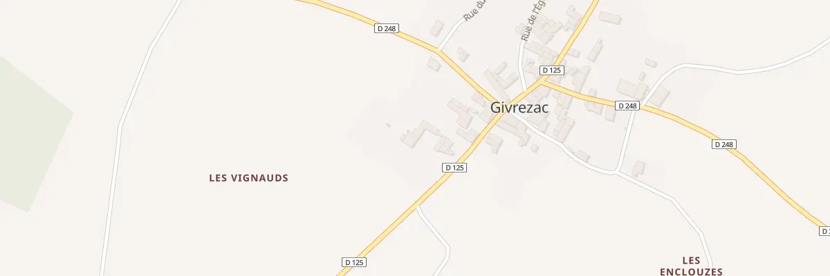 Plan du 8 Rue du Moulin à Givrezac