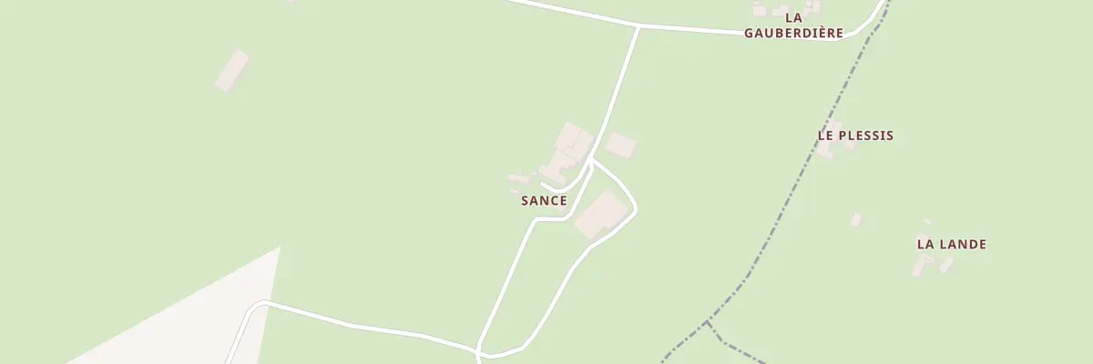 Plan du 1 Sancé à Coudray