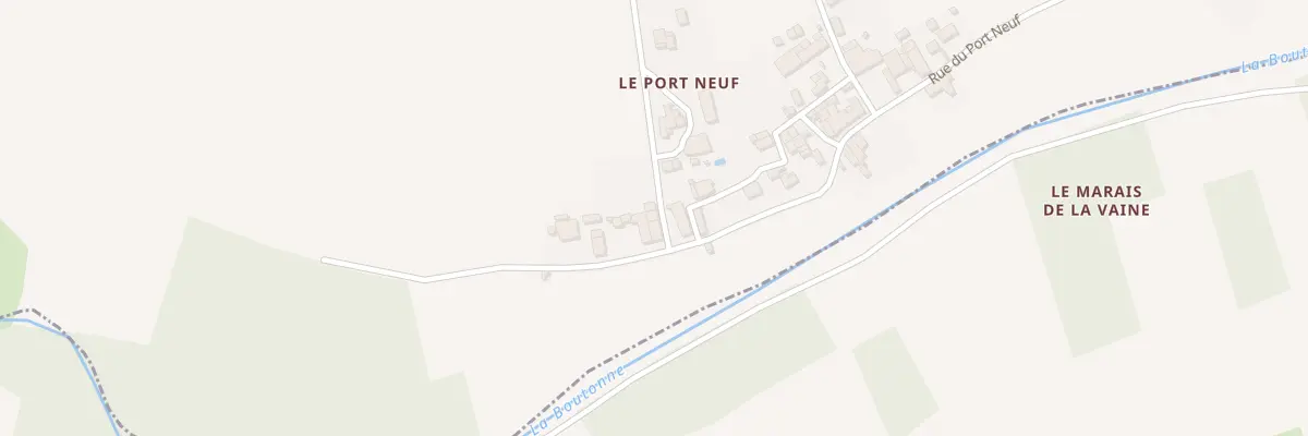Plan du 5177 Le Port Neuf à Torxé