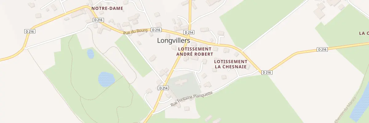 Plan du 5103 Le Bourg à Longvillers