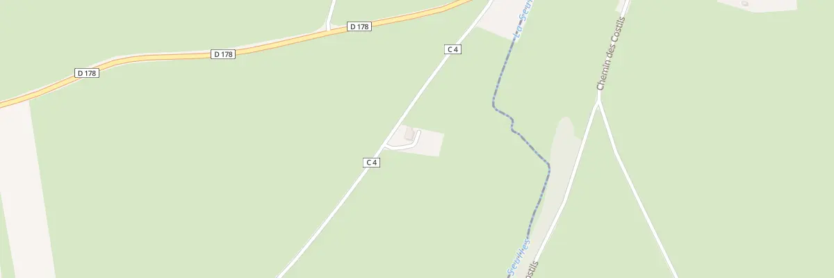 Plan du 2 Rue des Hamelets à Bucéels