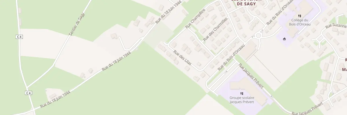 Plan du 29 Rue des Lilas à Tilly-sur-Seulles