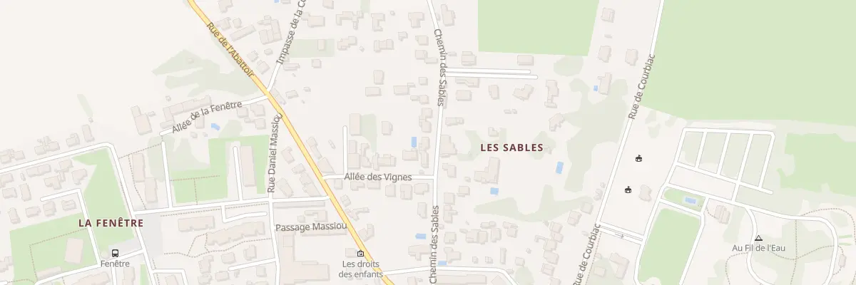 Plan du 7B Che des Sables à Saintes