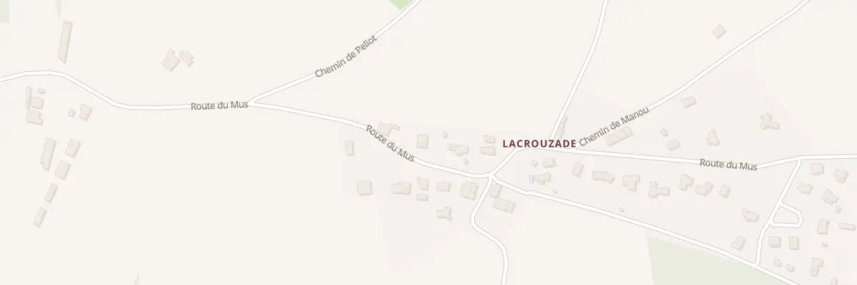 Plan du 2711 Rte du Mus à Doazit