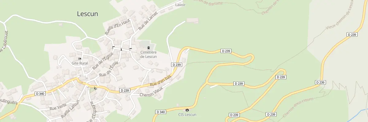 Plan du 12 Rue d’En Bas à Lescun