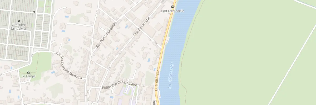 Plan du 24B Quai de l’Yser à Saintes
