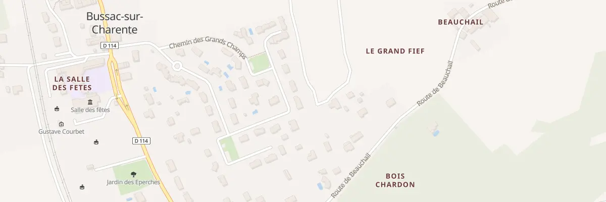 Plan du 28 Che des Grands Champs à Bussac-sur-Charente