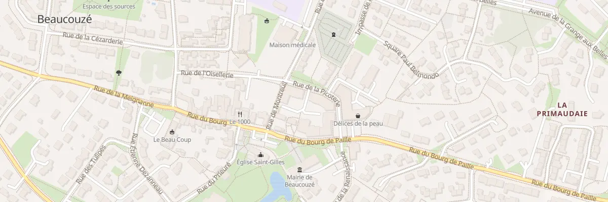 Plan du 1A Rue de Montreuil à Beaucouzé