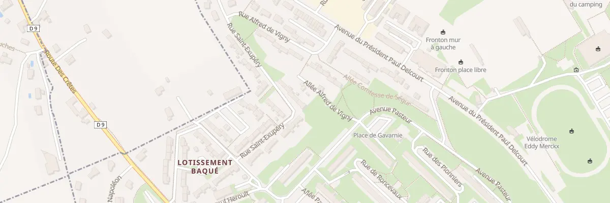 Plan du 16 Rue Saint Exupéry à Mourenx