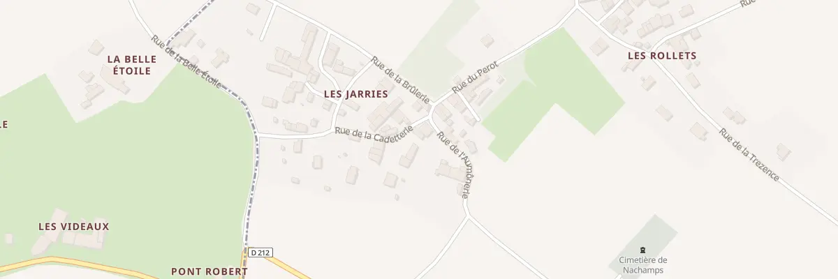 Plan du 1 Rue de la Cadetterie à Nachamps