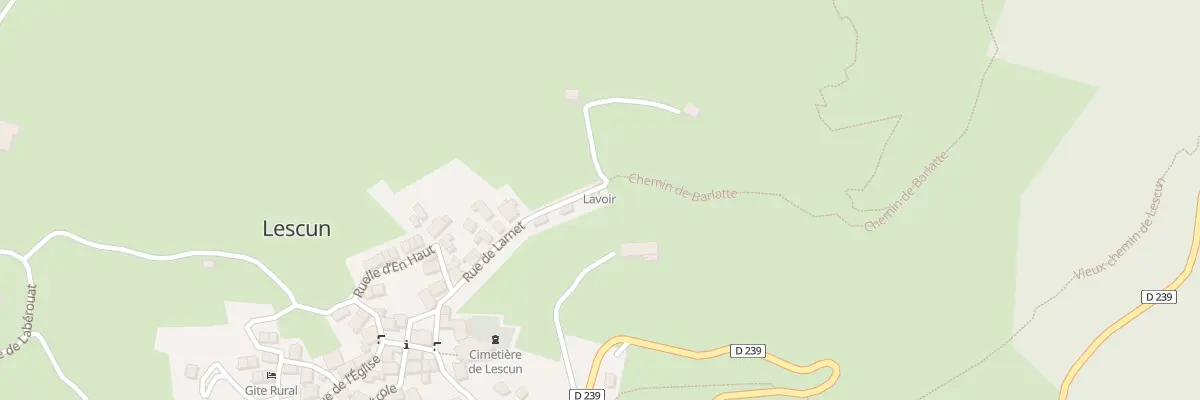 Plan du 5065 Village à Lescun