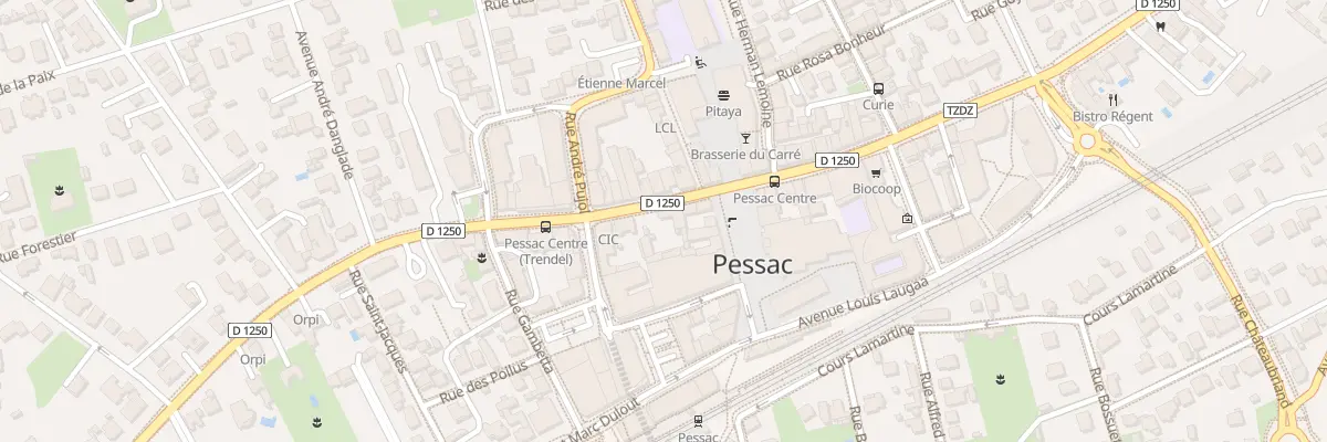 Plan du 5 Av Pasteur à Pessac