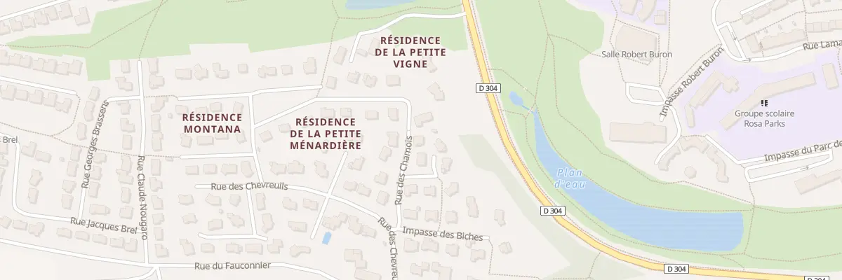 Plan du 92 Rue des Chamois à Mayenne
