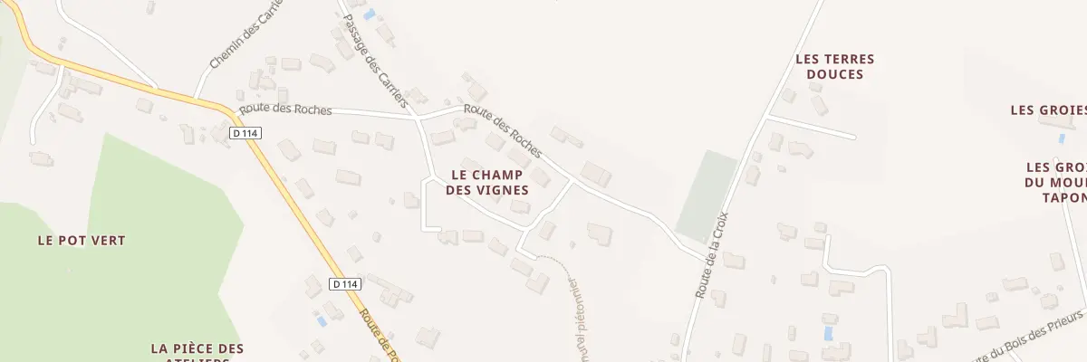 Plan du 15 Rte des Roches à Saint-Vaize