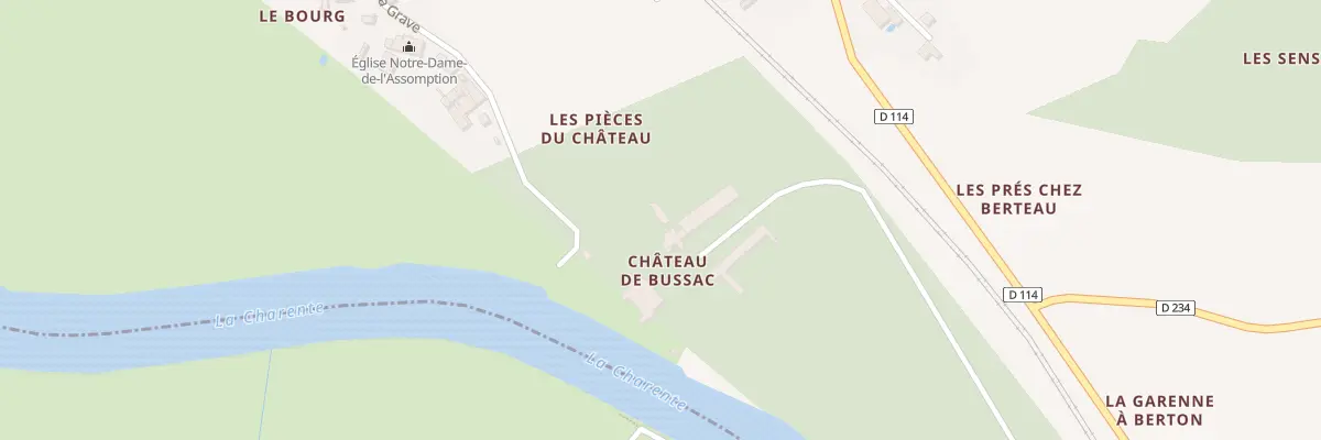 Plan du 5189 Che de Port Berteau à Bussac-sur-Charente