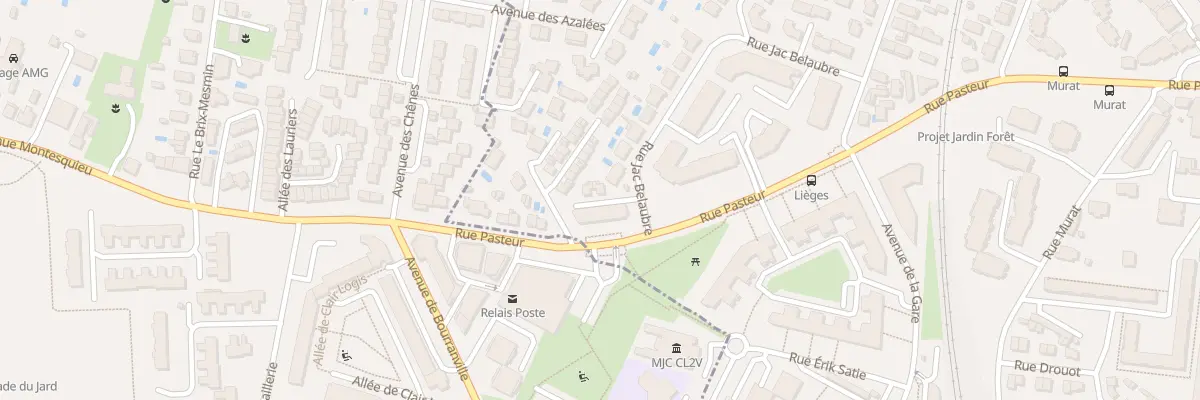 Plan du 421 Rue Pasteur à Bordeaux