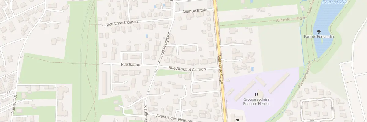 Plan du 10 Rue Armand Calmon à Pessac