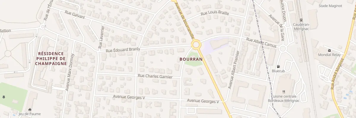 Plan du 15 Rue Albert Camus à Mérignac