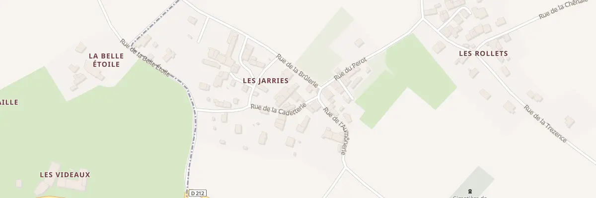 Plan du 2 Rue de la Cadetterie à Nachamps