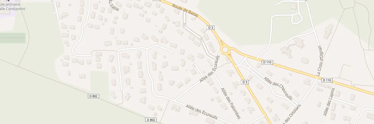 Plan du 15 Lot le Clos de la Haute Lande à Hostens