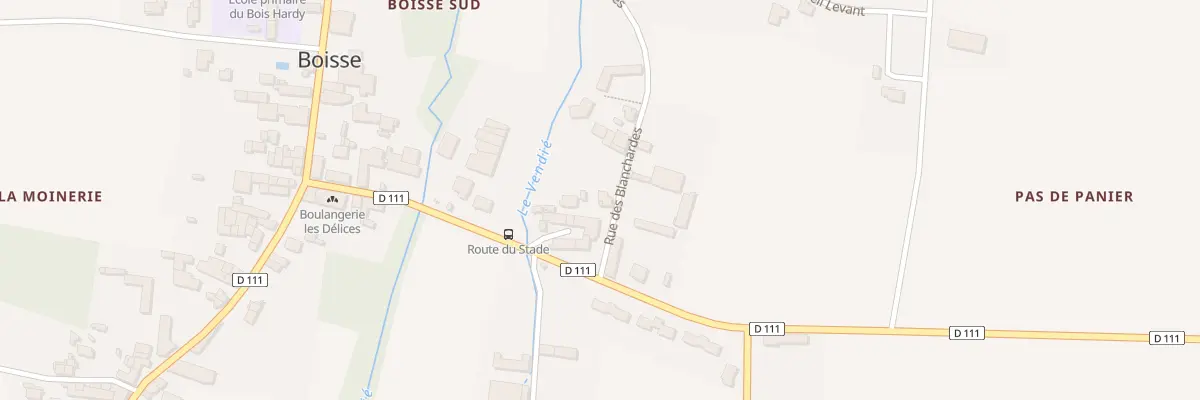 Plan du 7 Rue des Blanchardes à Marsais