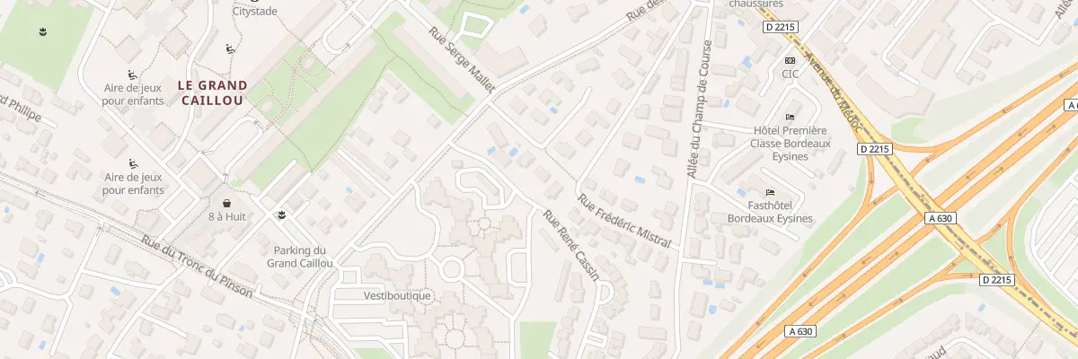 Plan du 9002 Rue Frédéric Mistral à Eysines
