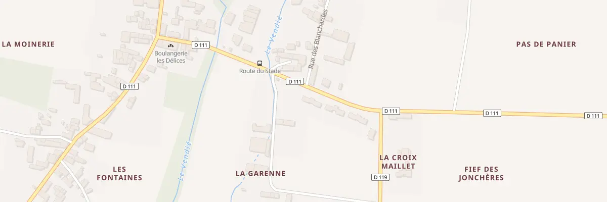 Plan du 12 Rte du Stade à Marsais