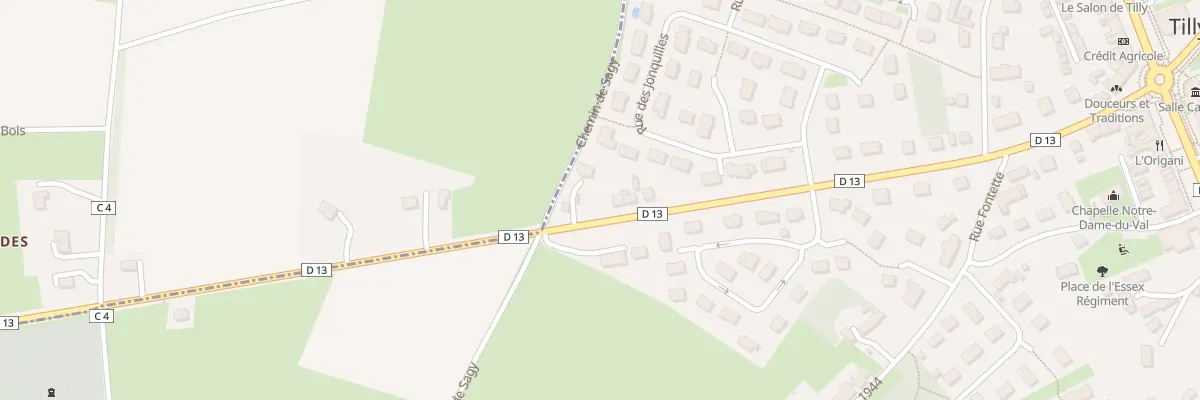 Plan du 20 Rue de Balleroy à Tilly-sur-Seulles