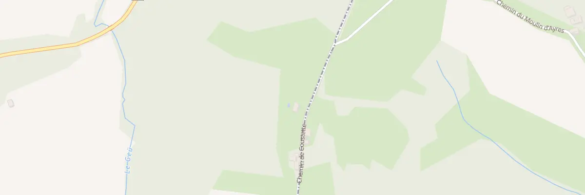 Plan du 279 Che de Coustette à Lucq-de-Béarn