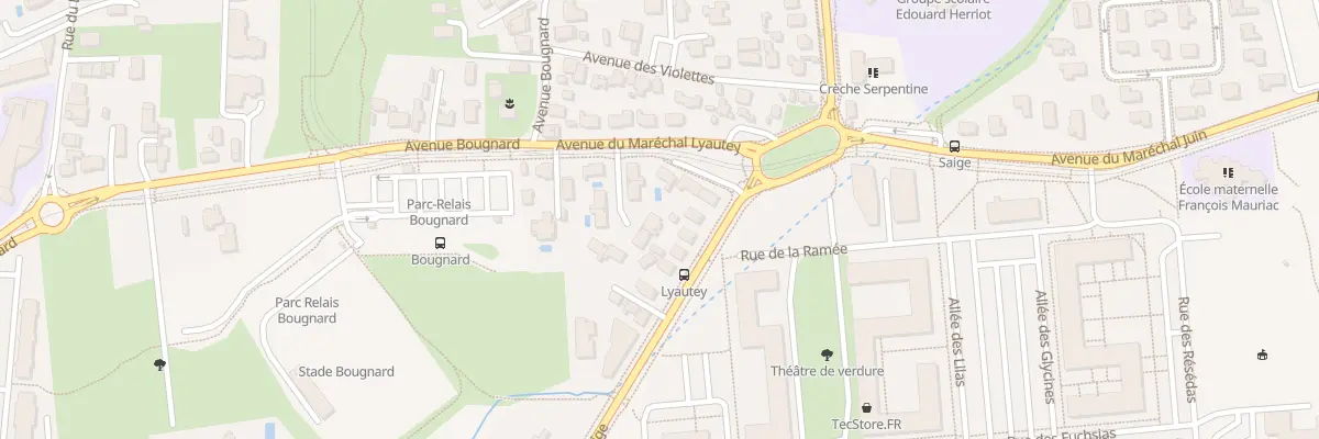 Plan du 6 Av General Koenig à Pessac