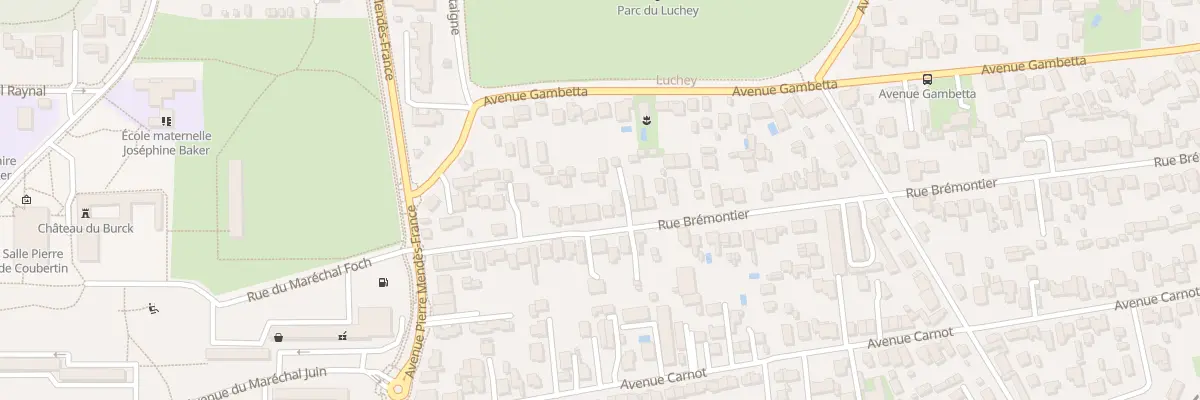 Plan du 83 Rue Brémontier à Mérignac