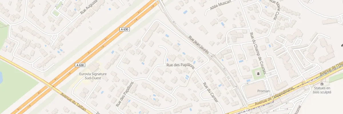 Plan du 10 Rue des Papillons à Eysines