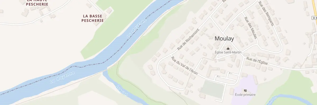 Plan du 18 Rue du Val De L Aron à Moulay