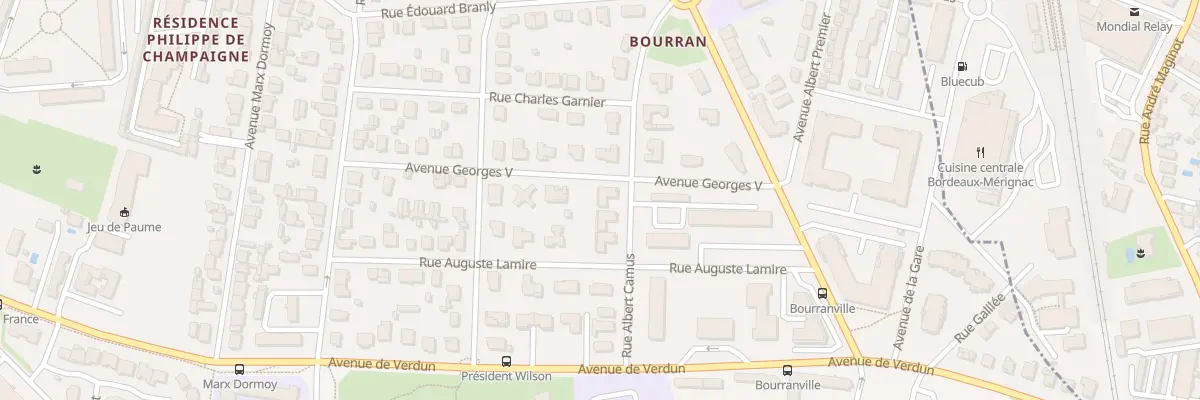 Plan du 23 Rue Albert Camus à Mérignac