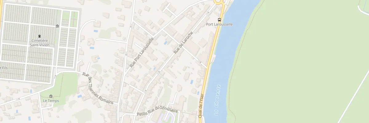 Plan du 40 Rue de Laroche à Saintes